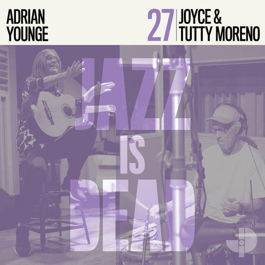 the album cover for Tutty Moreno & Adrian Younge Joyce - Joyce E Tutty Moreno Jid027 (translucent Violet Vinyl)