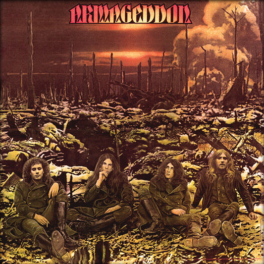 the album cover for Armageddon - Armageddon