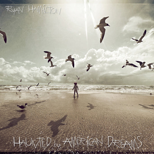 the album cover for Ryan Hamilton - Haunted by American Dreams