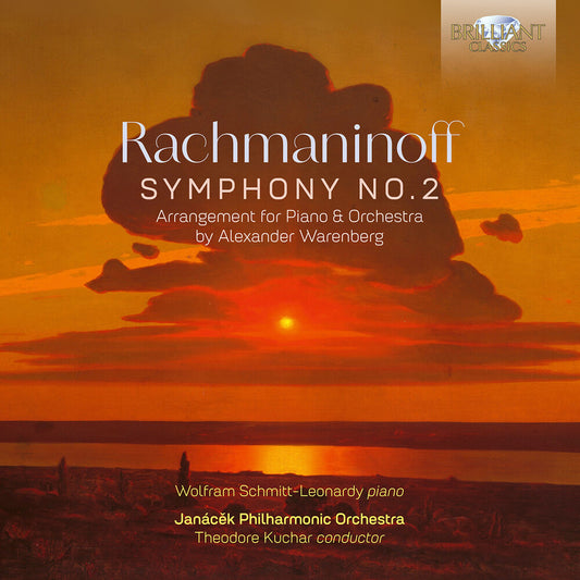 the album cover for Schmitt-Wolfram Leonardy - Rachmaninoff: Sym No. 2 (Arrangement For Pno