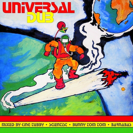 the album cover for King Tubby & Scientist & Bunny Tom Tom & Barnabas - Universal Dub