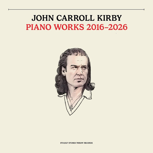 the album cover for John Kirby  Carroll - Piano Works 2016-2026