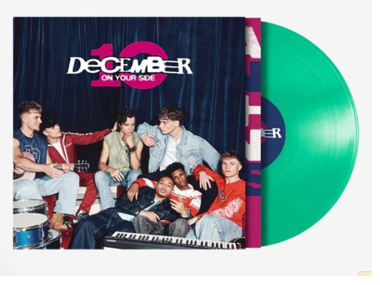 the album cover for December 10 - On Your Side [Mint Green]