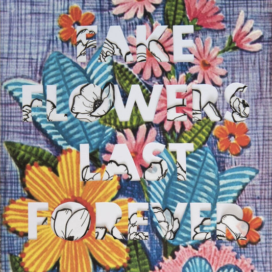 the album cover for Sam Sellers - Fake Flowers Last Forever [Colored Vinyl] [Limited Edition] (Pnk)