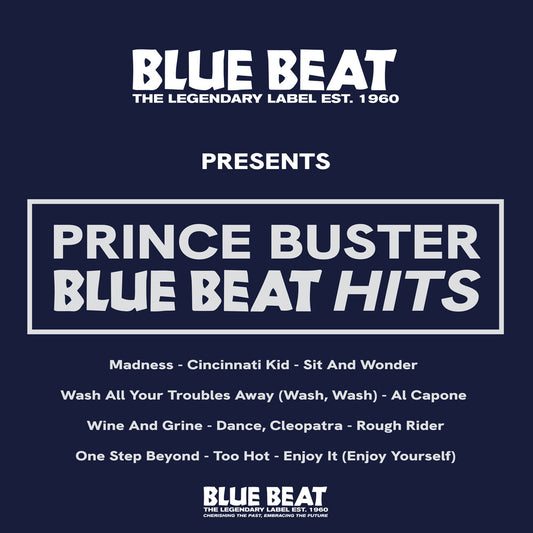 the album cover for Prince Buster - Blue Beat Hits