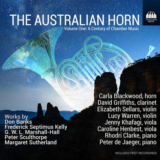 the album cover for Carla Blackwood - Australian Horn Vol. 1 - A Century Of Chamber
