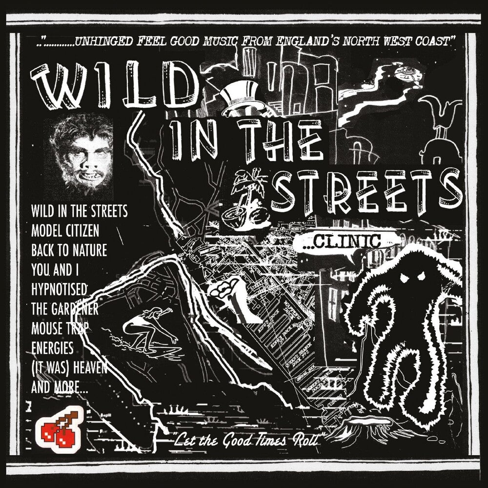 the album cover for Clinic - Wild In The Streets [Blue]