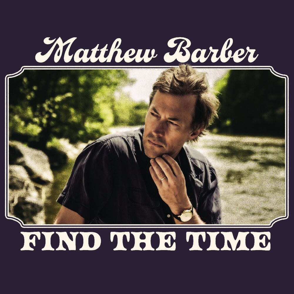 the album cover for Matthew Barber - Find The Time [Vintage Burgundy]