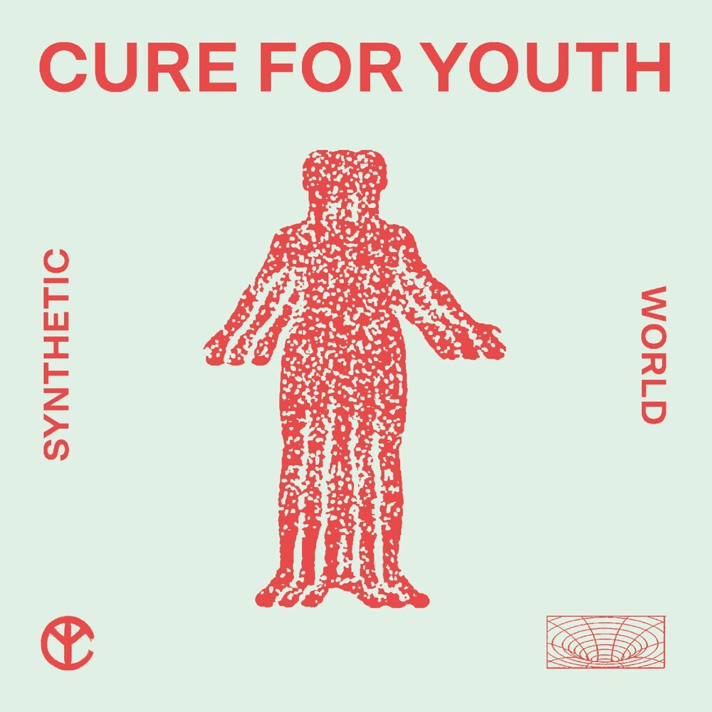 the album cover for Cure For Youth - Synthetic World