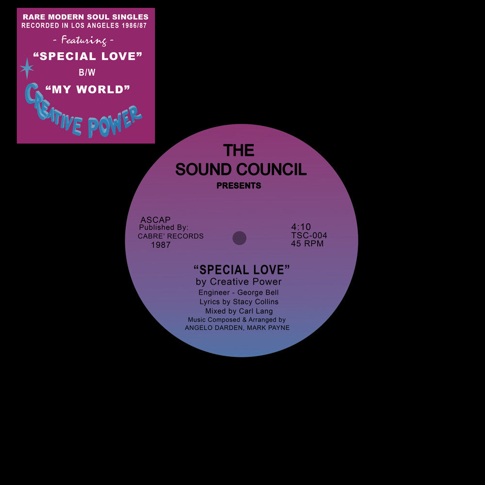 the album cover for Creative Power - Special Love / Step Into My World