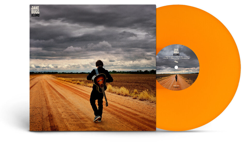 the album cover for Jake Bugg - Alamo [Indie Exclusive Orange]