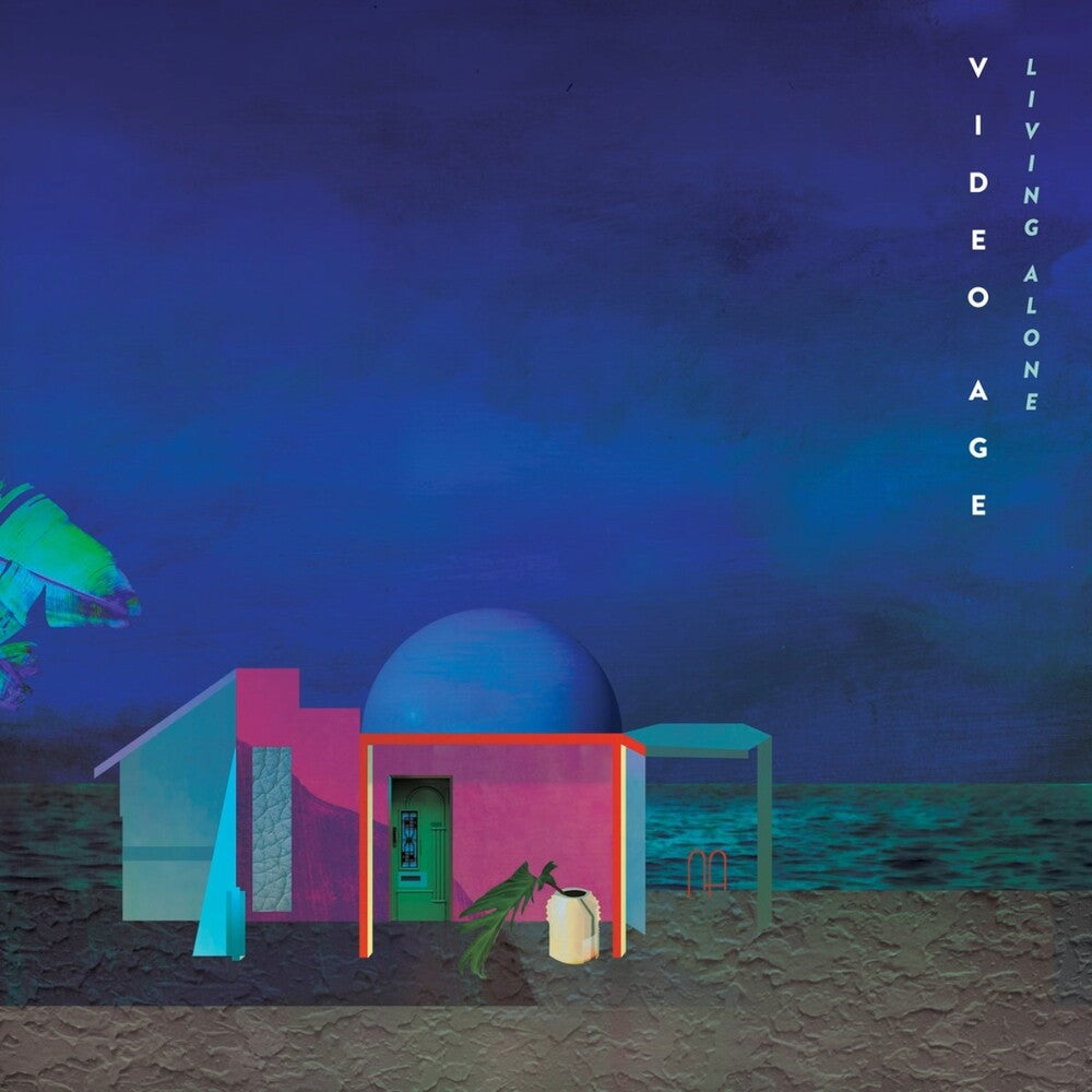 the album cover for Video Age - Living Alone [Colored Vinyl] (Red)