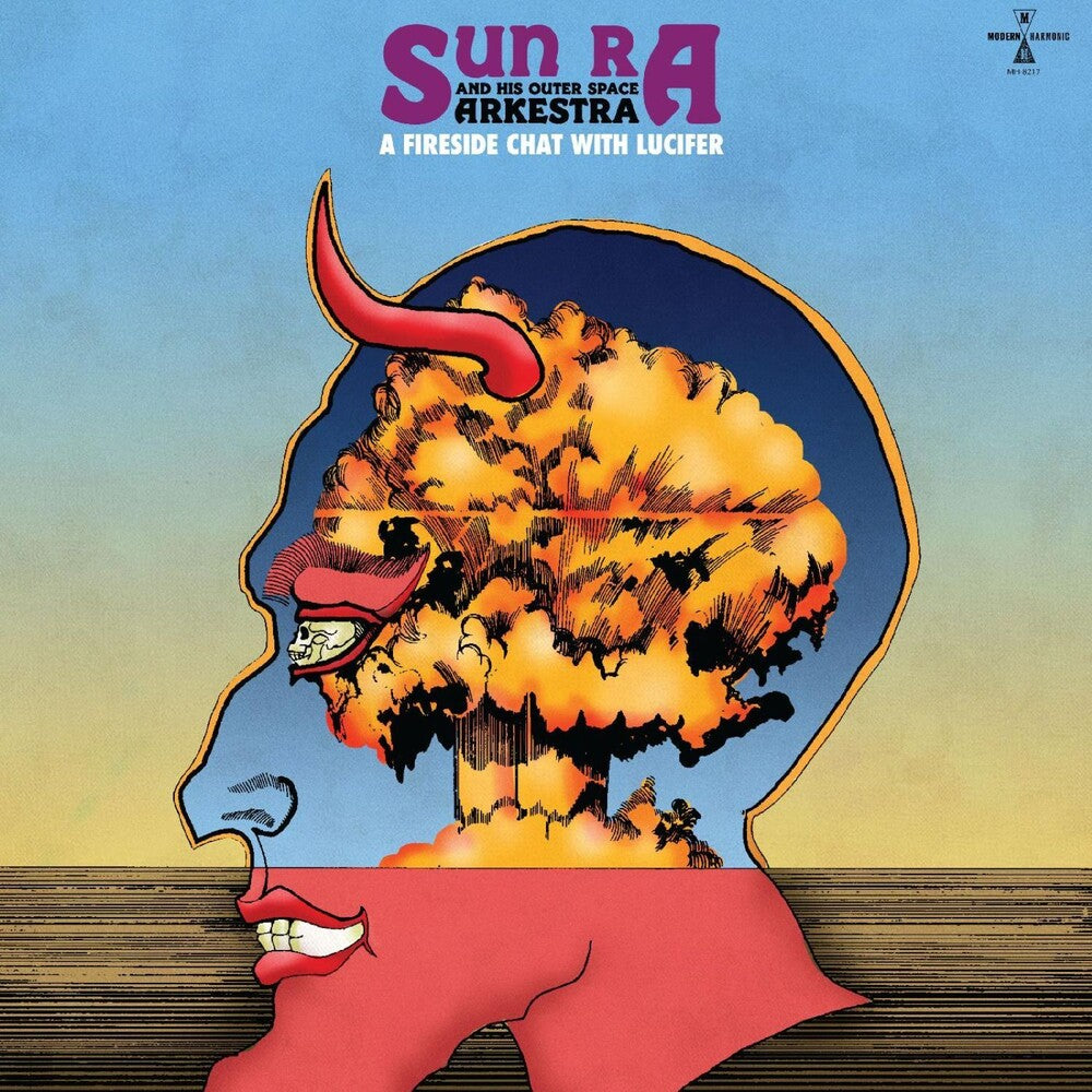 the album cover for Sun Ra - Fireside Chat With Lucifer - Sky Blue (Blue)