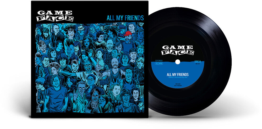the album cover for Gameface - All My Friends