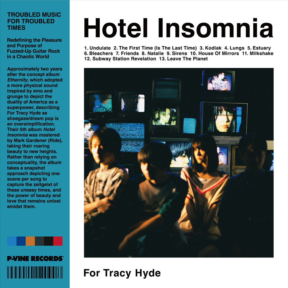 the album cover for For Tracy Hyde - Hotel Insomnia [Clear Vinyl] (Grn) [Limited Edition]