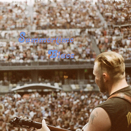 the album cover for Zach Bryan - Summertime Blues
