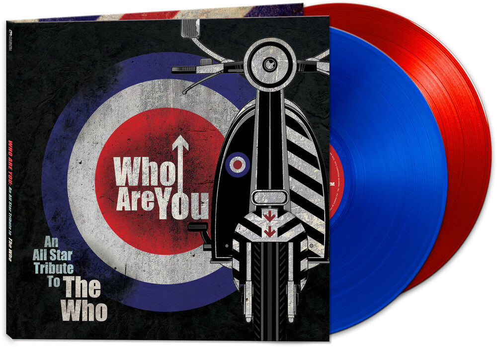 the album cover for Various Artists - WHO ARE YOU - AN ALL-STAR TRIBUTE TO THE WHO [Blue &amp; Red]