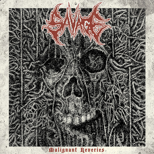 the album cover for Savage - Malignant Reveries