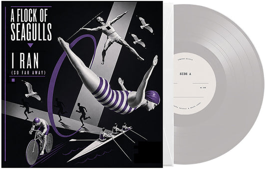 the album cover for A Flock Of Seagulls - I RAN - [Silver]