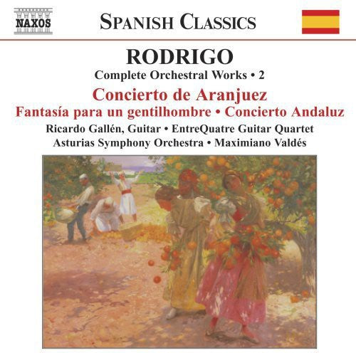 the album cover for Rodrigo / Gallen / Valdes / Asturias So - Complete Orchestral Works 2