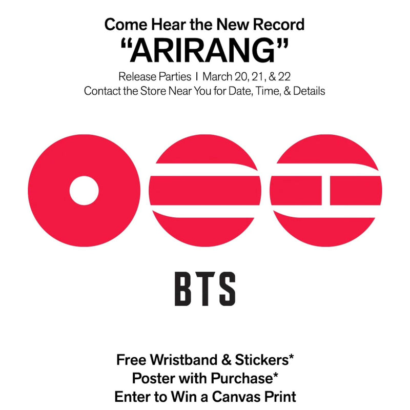 BTS ARIRANG Listening Party
