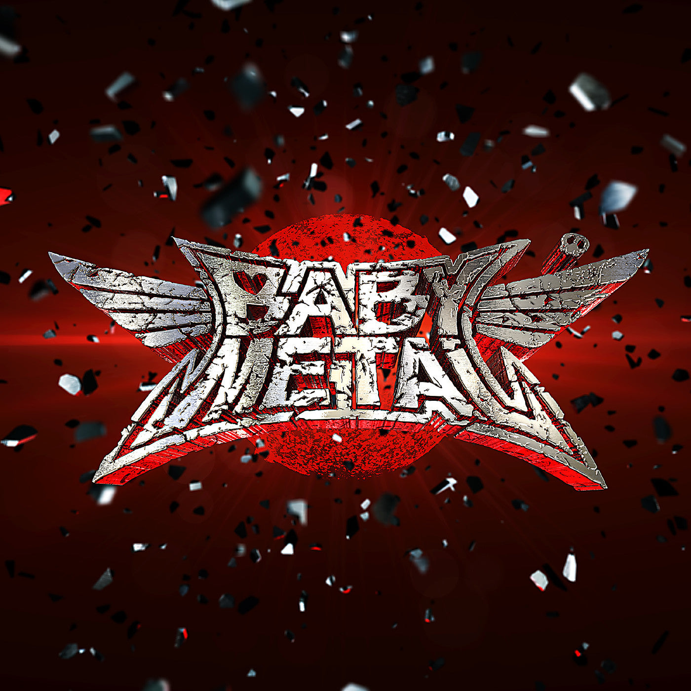 Baby Metal -S/T ( Red/ Black Splatter)