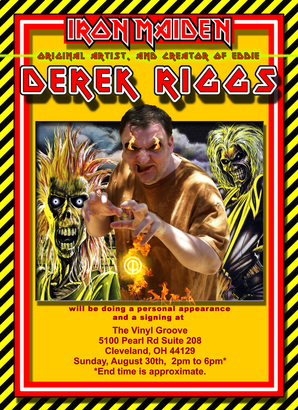 Derek Riggs Cleveland Signing 