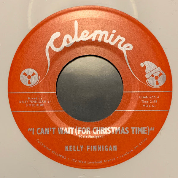 Kelly Finnigan - I Can't Wait For Christmas Time / Snowy Night In Ohio 7" ( White)