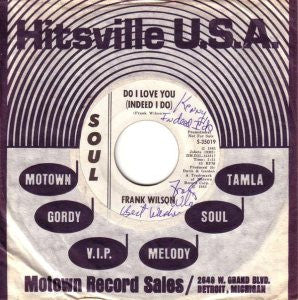 WILSON, FRANK-DO I LOVE YOU