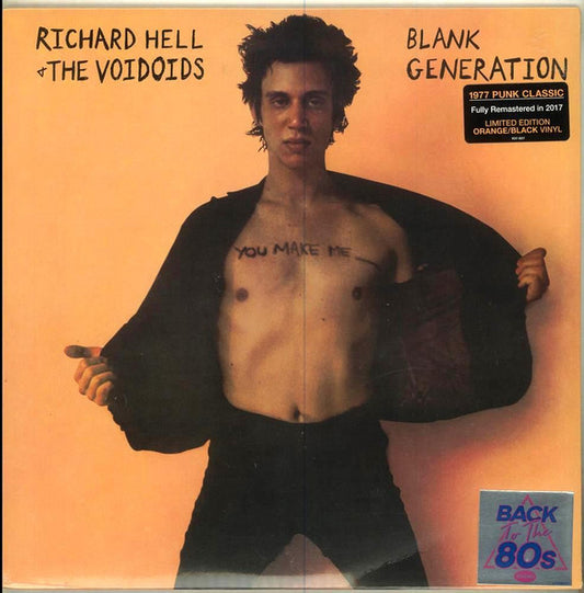 RICHARD HELL- BLANK GENERATION ( ORANGE/BLACK)