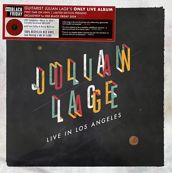 JULIAN LAGE- LIVE