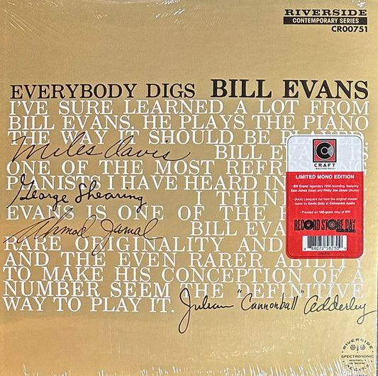 BILL EVANS- EVERYBODY DIGS