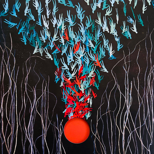 BRIGHT EYES- DOWN IN THE (RED ORANGE)