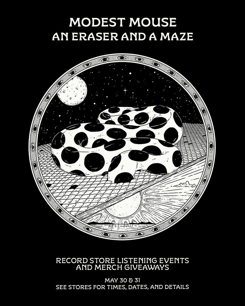 Modest Mouse: AN ERASER AND A MAZE Listening Event