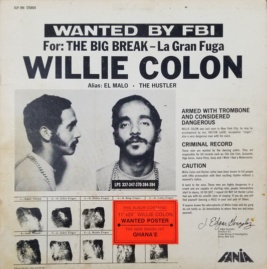 WILLIE COLON- THE BIG BREAK