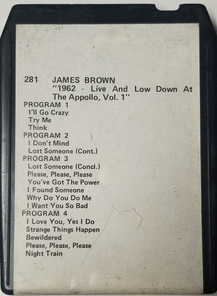 BROWN, JAMES- LIVE AT THE APPOLLO