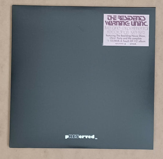 RESIDENTS - WARNING : UNINC LIVE & EXPERIMENTAL