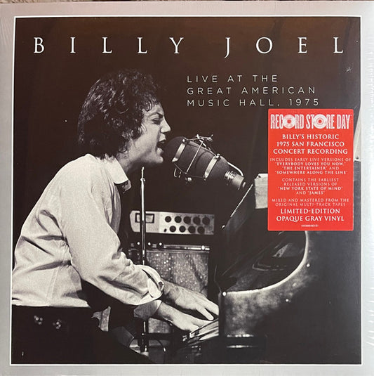 BILLY JOEL - LIVE AT GREAT AMERICAN