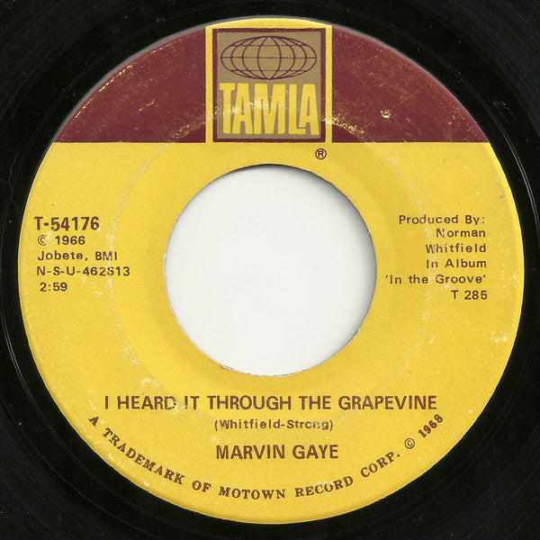 MARVIN GAYE-I HEARD IT THROUGH THE GRAPEVINE