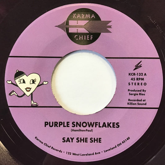 Say She She - Purple Snowflakes 7"