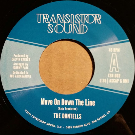 THE DONTELLS-MOVE ON DOWN 7"