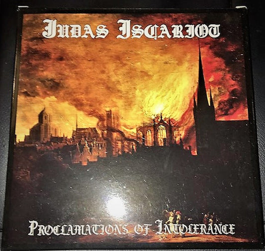 JUDAS ISCARIOT- PROCLAMATIONS OF INTOLERANCE 7" BOX