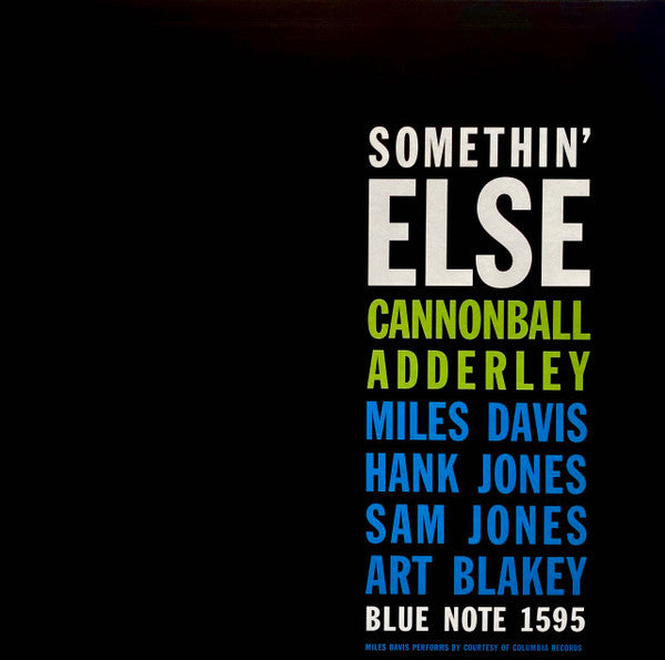CANNONBALL ADDERLEY-SOMETHIN' ELSE (BLUE)