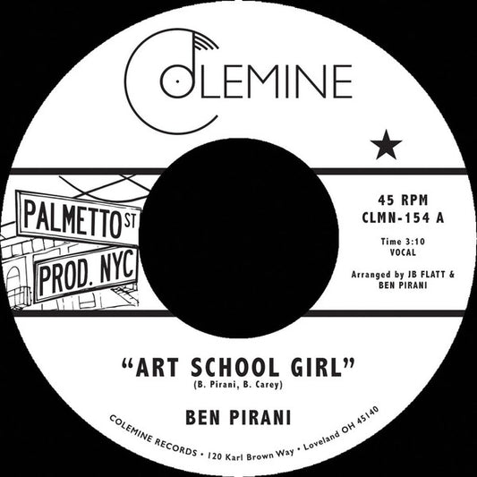 BEN PIRANI-ART SCHOOL GIRL 7"