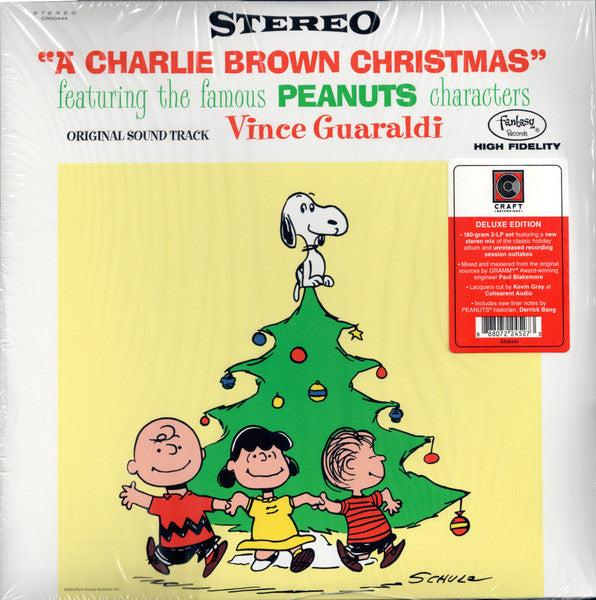 VINCE GUARALDI- A CHARLIE BROWN CHRISTMAS DELUXE 2 LP