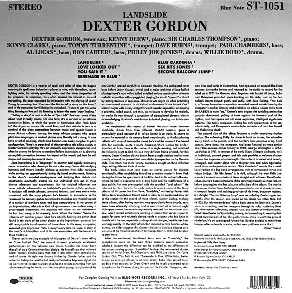 DEXTER GORDON- LANDSLIDE
