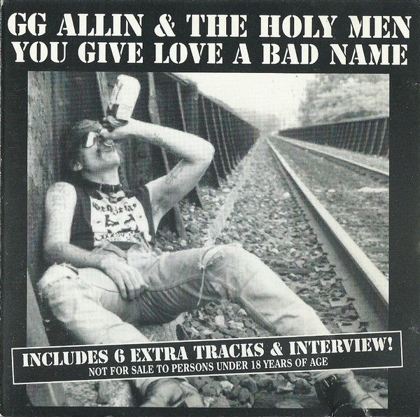 GG ALLIN & THE HOLY MEN- YOU GIVE LOVE (BLOOD MOON)
