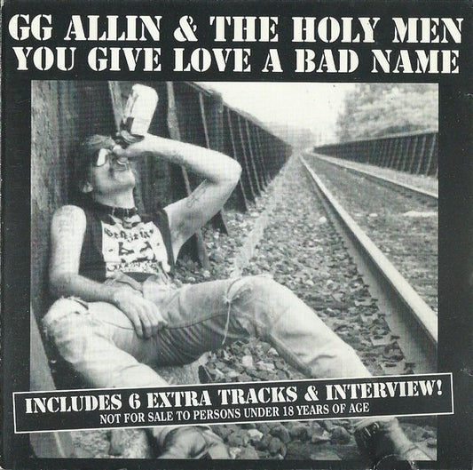 GG ALLIN & THE HOLY MEN- YOU GIVE LOVE (BLOOD MOON)