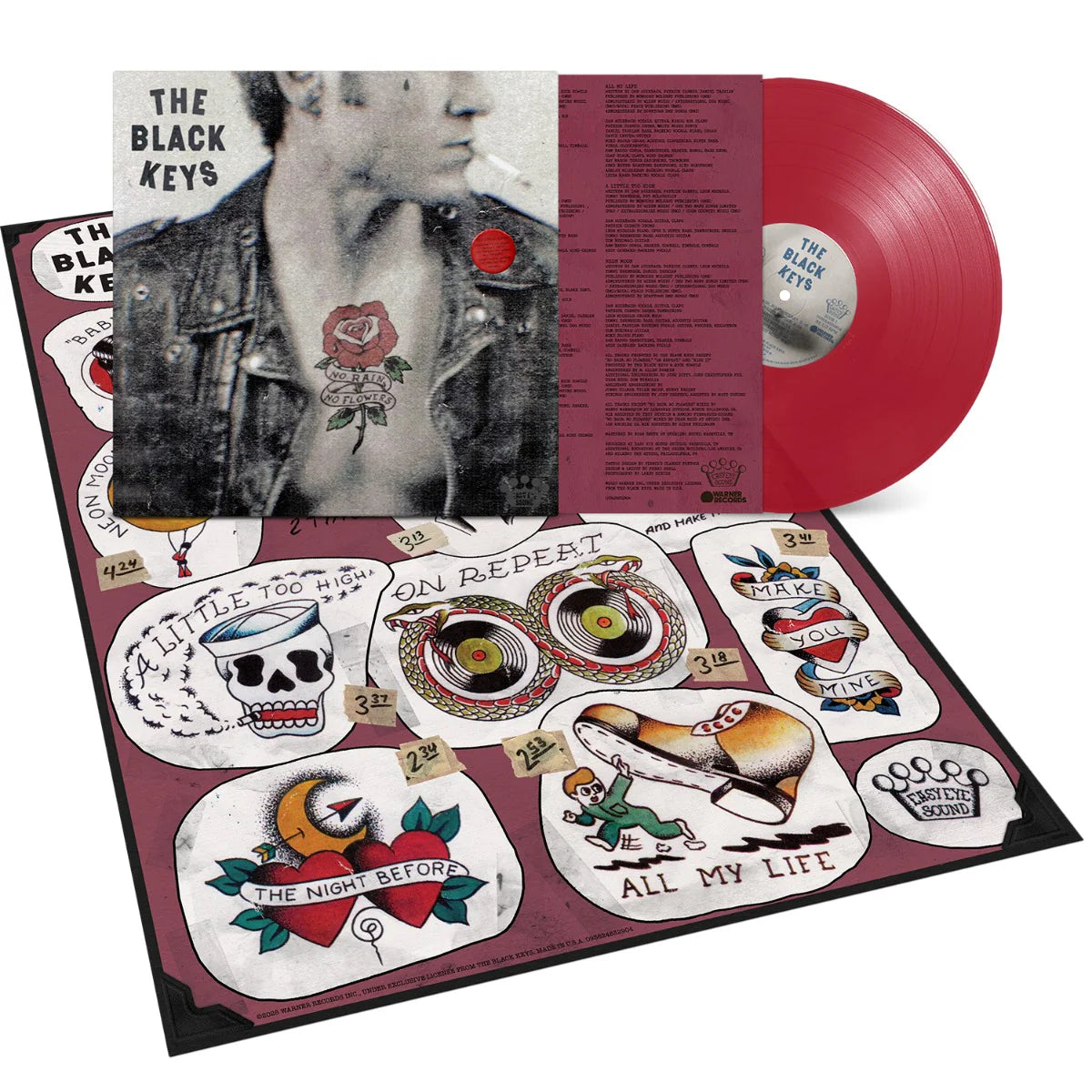 BLACK KEYS - NO RAIN NO FLOWERS (RED)